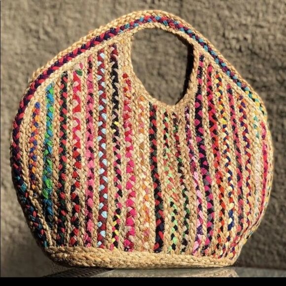 🔥Antik Kraft Ruhi Summer Straw Tote! - Picture 5 of 9